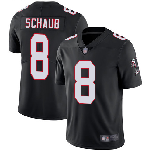 Atlanta Falcons Limited Black Men Matt Schaub Alternate Jersey NFL Football #8 Vapor Untouchable->nfl t-shirts->Sports Accessory